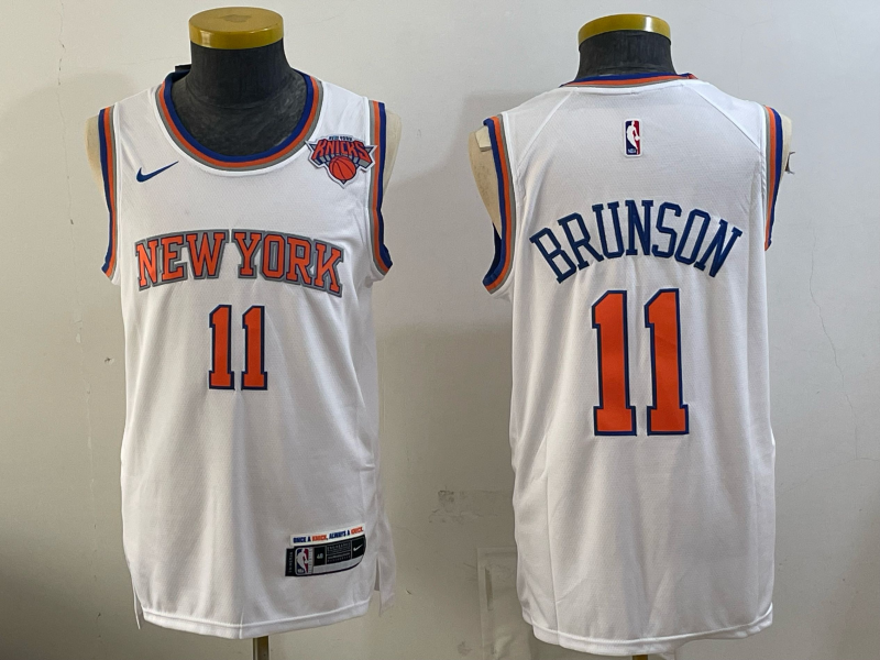 Men New York Knicks #11 Brunson white 2026 Nike NBA jersey 0625003
